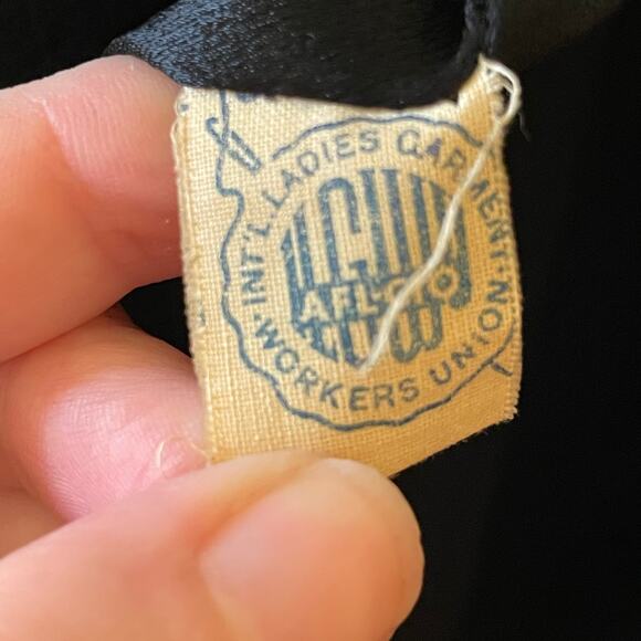 Honore L 100% Cashmere jacket trench coat black luxury button winter minimalist - Picture 8 of 9